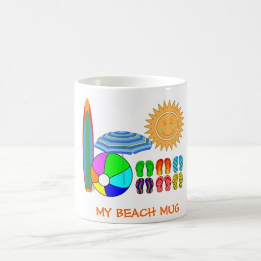 Summertime Beach Party Koffiemok (Center)