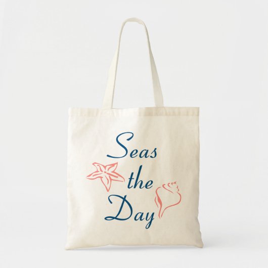 Summertime Beach - Seashore Quote Tote Bag (Voorkant)