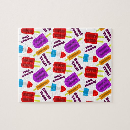 Summertime Bevroren juisebangmonogram Legpuzzel (Horizontaal)