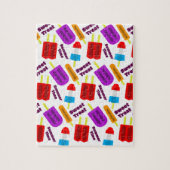 Summertime Bevroren juisebangmonogram Legpuzzel (Verticaal)