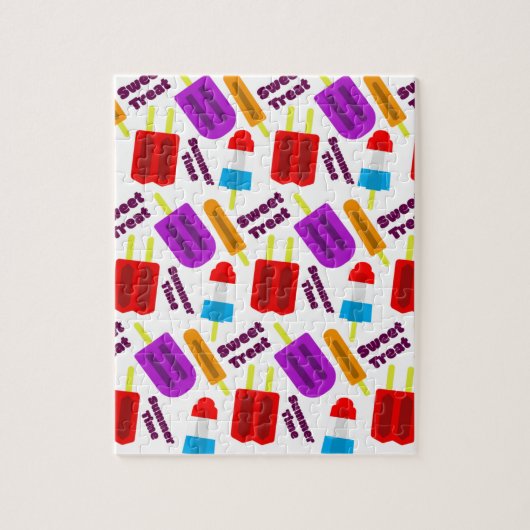 Summertime Bevroren juisebangmonogram Legpuzzel (Verticaal)