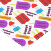 Summertime Bevroren juisebangmonogram Tafelkleed (Gekanteld)