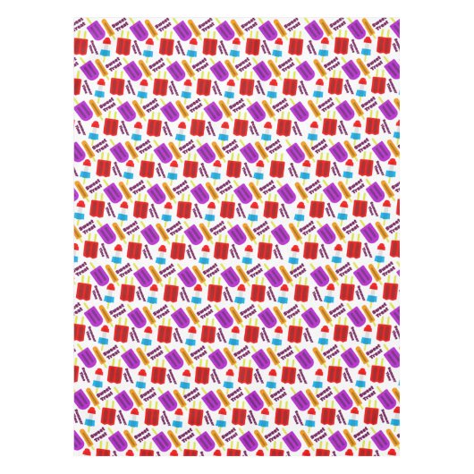 Summertime Bevroren juisebangmonogram Tafelkleed (Voorkant)