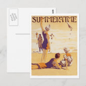  Summertime bij het strand Briefkaart (Voorkant / Achterkant)