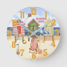 Summertime bij het strand van de Shore Ronde Klok