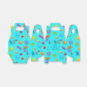 Summertime Birthday Kinder Party Favor Box Bedankdoosjes (Uitgevouwen)