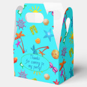 Summertime Birthday Kinder Party Favor Box Bedankdoosjes (Geopend)