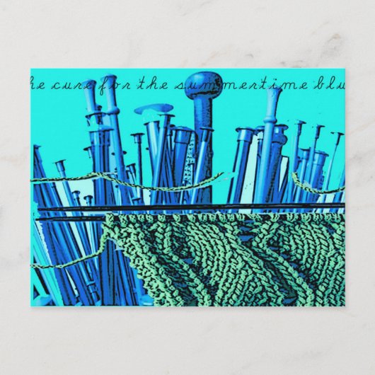 Summertime Blues Briefkaart (Voorkant)