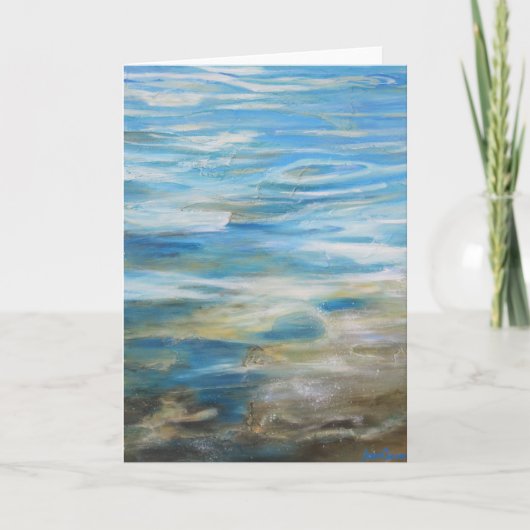 "Summertime Blues" — Wenskaart Kaart (Voorkant)