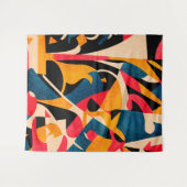 Summertime Breeze - Abstracte compositie Wandkleed (Voorkant (horizontaal))