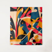 Summertime Breeze - Abstracte compositie Wandkleed (Voorkant)