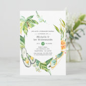 Summertime Bridesmaids Luncheon Kaart (Staand voorkant)