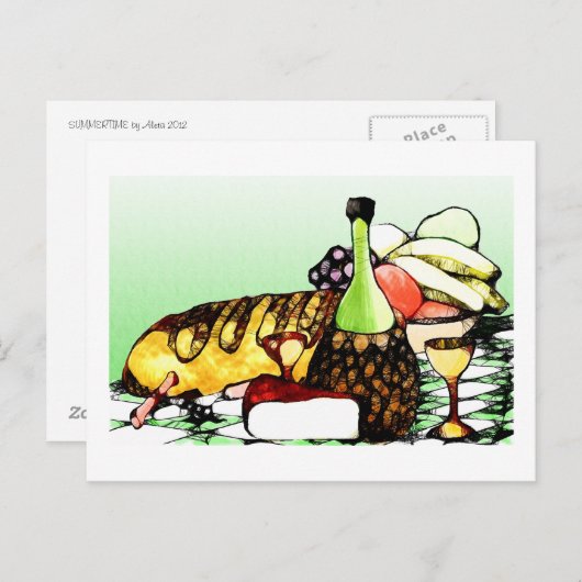 Summertime Briefkaart (Voorkant / Achterkant)