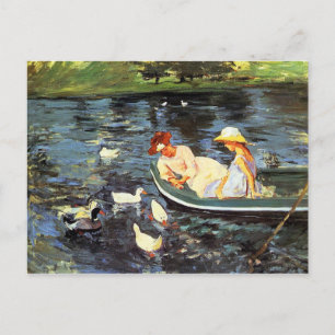Summertime (door Mary Cassatt) Briefkaart