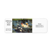 Summertime door Mary Cassatt het Etiket van het Ad (Voorkant)