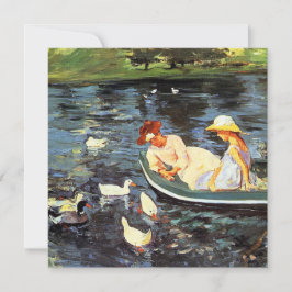 Summertime (door Mary Cassatt) Kaart
