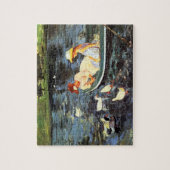 Summertime (door Mary Cassatt) Legpuzzel (Verticaal)
