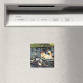 Summertime (door Mary Cassatt) Magneet (Insitu (Vaatwasser))