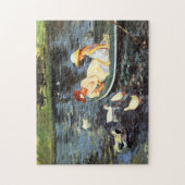 Summertime door Mary Cassatt Puzzle Legpuzzel (Verticaal)