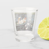 Summertime (door Mary Cassatt) Shot Glas (Achterkant)