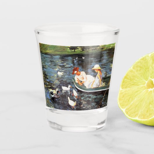 Summertime (door Mary Cassatt) Shot Glas (Voorkant)