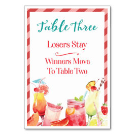 Summertime Drinken de Kaart van de Lijst drie Bunc