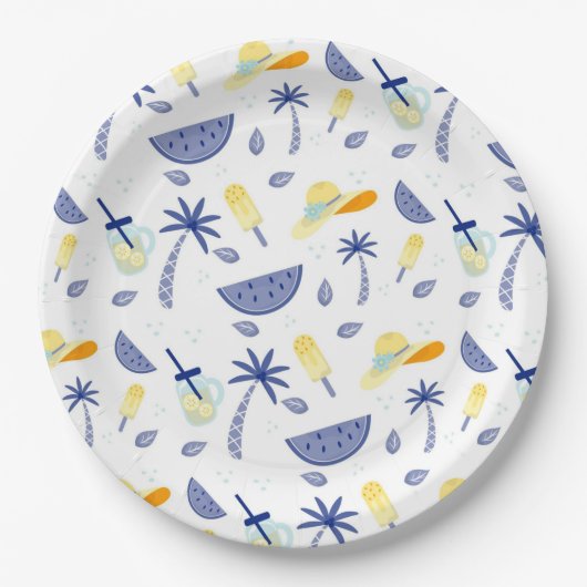 Summertime Essentials Papieren Bordje (Voorkant)