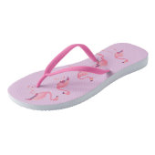 Summertime Flamingos Teenslippers (Schuin)