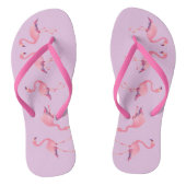 Summertime Flamingos Teenslippers (Voetbed)