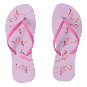 Summertime Flamingos Teenslippers