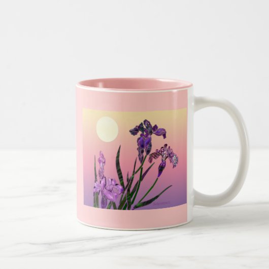 Summertime floral tweekleurige koffiemok (Rechts)