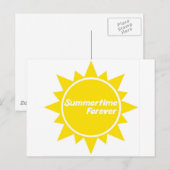 Summertime Forever Briefkaart (Voorkant / Achterkant)
