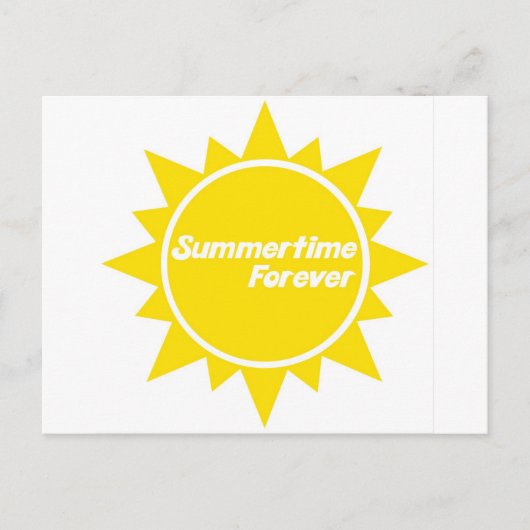 Summertime Forever Briefkaart (Voorkant)