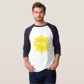 Summertime Forever Raglan T-shirt (Voorkant volledig)