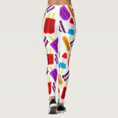 Summertime Frozen Treat Bar Patroon Leggings (Achterkant)