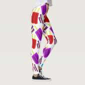 Summertime Frozen Treat Bar Patroon Leggings (Rechts)