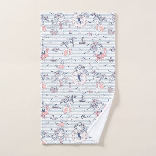 Summertime Fun Bath Towel Set Bad Handdoek (Handdoek)