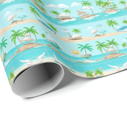 Summertime Fun Cadeaupapier (Rol Hoek)