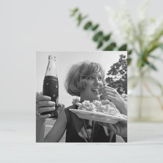 "Summertime Fun" Flat Note Kaart (Staand voorkant)