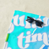 Summertime geluk Rainbow Beach Towel Strandlaken (In situ)