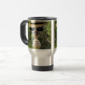 Summertime Giraffe Travel Mug Reisbeker (Voorkant links)