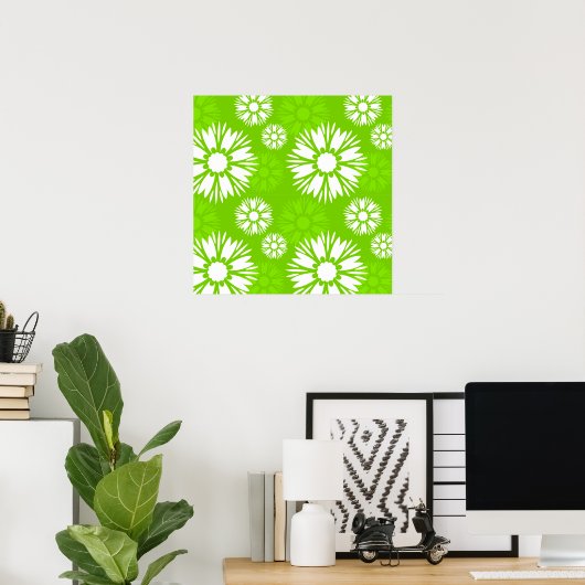 Summertime Green Poster (Thuiskantoor)