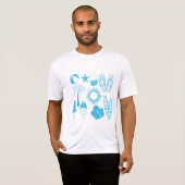Summertime Icons Mannen Actief T-shirt (Voorkant volledig)