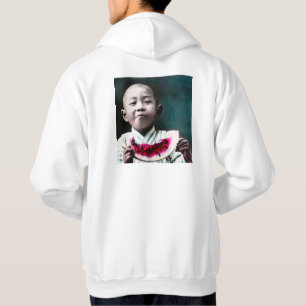 Summertime in de  watermeloen van het oude Japan Hoodie