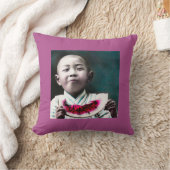 Summertime in de  watermeloen van het oude Japan Kussen (Deken)