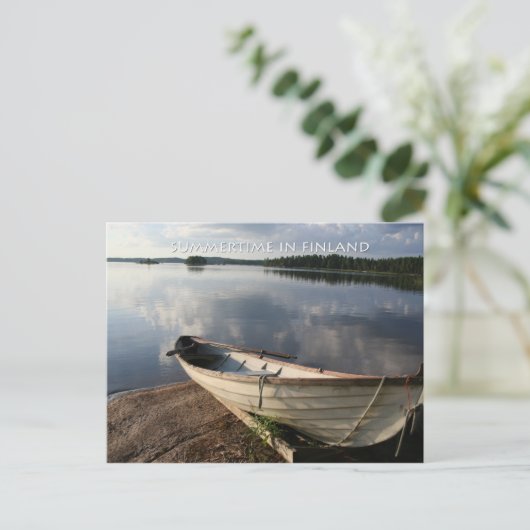 Summertime in Finland Briefkaart (Staand voorkant)