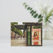 Summertime in het Briefkaart van Parijs (Staand voorkant)