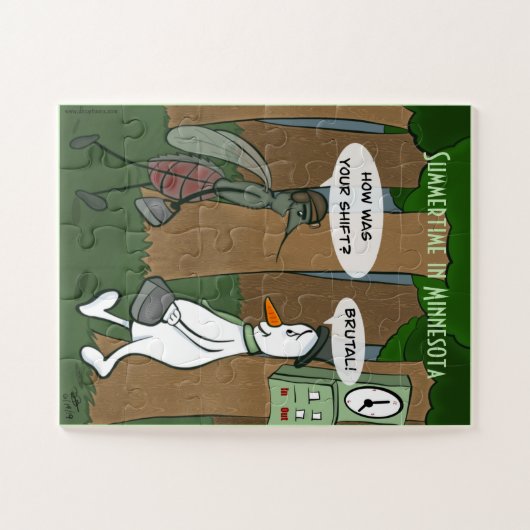 Summertime in Minnesota Jigzaag Puzzle Oversize Legpuzzel (Horizontaal)