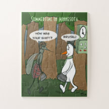 Summertime in Minnesota Jigzaag Puzzle Oversize