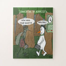 Summertime in Minnesota Jigzaag Puzzle Oversize Legpuzzel